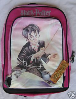 HARRY POTTER: Adorable PINK Backpack! New with Tags!