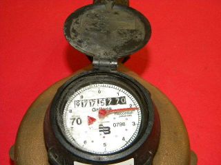 Badger Meter Recordall Cold Water Meter Model 70 1Inch Gallons
