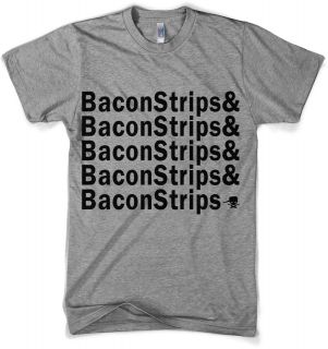 EPIC MEAL TIME BACON STRIPS & AND FUNNY T SHIRT TOP MENS WOMENS KIDS 