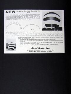 Hard Sails Inc Advanced Spherical Spinnaker Research 1957 print Ad 