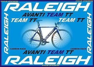 Raleigh Avanti Carbon TT FULL STICKER KIT
