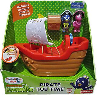 Fisher Price The Backyardigans Pirate Tub Time Playset Bath Toy Nick 
