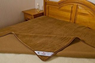 100%WOOL BLANKET CAMEL SIZE EMPEROR 290X220CM WOOL4YOU HIGH QUALITY 