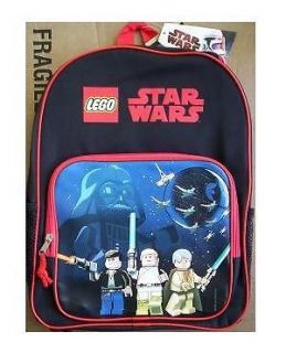 Star Wars LEGO Darth Luke BACKPACK NeW Full Size Canvas Book Bag