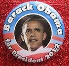 Barack obama for PRESIDENT democrat election political pin BUTTON 