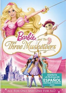 Barbie and The Three Musketeers DVD, 2009, En Espanol