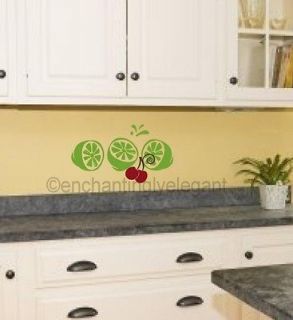 Limes Kitchen Bar Room Decor Backsplash Vinyl Decal Wall Sticker 