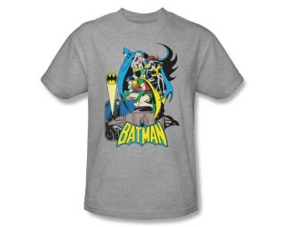 Free Ship Classic Batman Robin & Bat Girl Heroic Trio Gotham T Shirt 