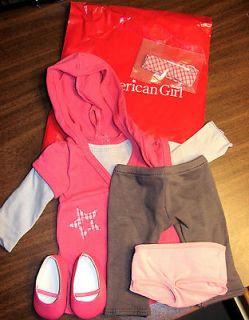 NEW American Girl Doll STAR HOODIE OUTFIT~Shoes,H​eadband,Leggin 