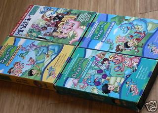 Lot of 4 Dragon Tales VHS Videos Collection Set