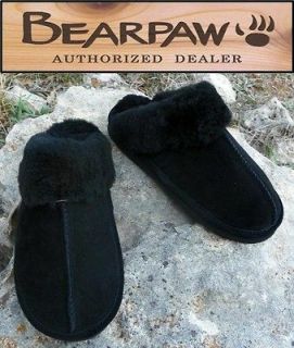 NEW BEARPAW LOKI II Womens Moccasin Sheepskin Suede Leather Shoe 