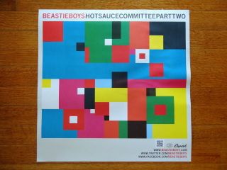 BEASTIE BOYS hot sauce committee part 2 Promotional POSTER collectible 