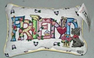Mary Engelbreit ~ Friend Tapestry Word Pillow