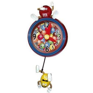 Pendulum Wall Clock Official Licensed Characters Makes Sounds 