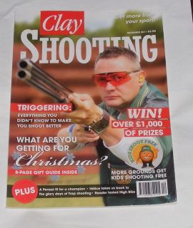 CLAY SHOOTING MAGAZINE DECEMBER 2011   GUN TEST PERAZZI MX2003