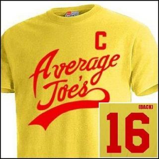Average Joes Dodgeball Movie Funny Vince Vaughn Yellow Mens T Shirt 