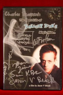 CHARLES BEAUMONT Signed Twilight Zone DVD by Six *NOLAN, CLAY 