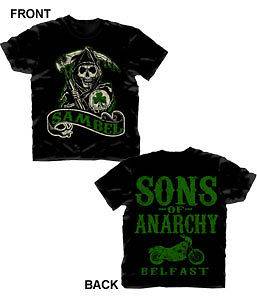 SONS OF ANARCHY Sambel Belfast Ireland S M L XL XXL XXXL tee t Shirt 