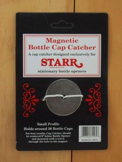 MAGNETIC CAP CATCHER For Starr X Wall Mount Bottle Openers, Rare Earth 