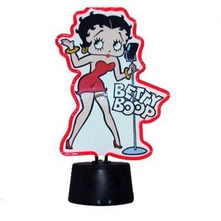 Sexy Legs Betty Boop Cartoon Red Mini Skirt Pub Bar Table Sculpture 