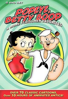 Popeye, Betty Boop More Fleischer Favorites DVD, 2006, 5 Disc Set 