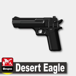 Black Desert Eagle pistol gun weapon swat police compatible w 