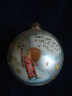 1985 GLASS HALLMARK Betsey Clark #13 Ball Ornament