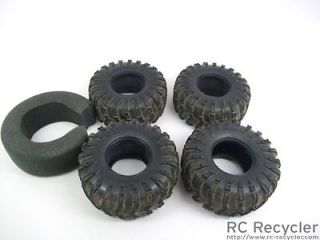 Junfac Gmade Bighorn 2.2 Tires w/ Foams XR10 SCX10 Wraith Rock Crawler 