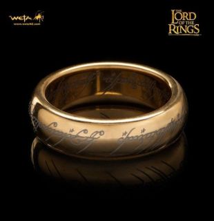 WETA Lord Of The Rings One Ring Prop Gollum Frodo Bilbo LOTR NEW