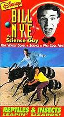 Bill Nye the Science Guy Reptiles and Insects   Leapin Lizards VHS 