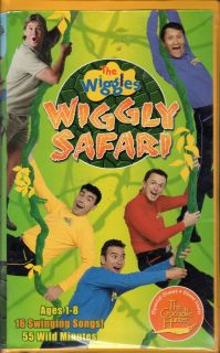 THE WIGGLES THE WIGGLY BIG SHOW VHS VIDEO PAL~ A RARE FIND
