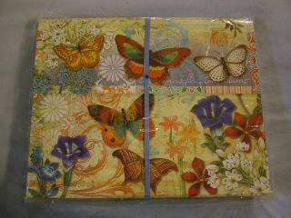 Punch Studio Accordion Expandable File Folder 12 Pocket Butterfly 