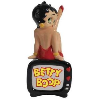Betty Boop on TV Salt and Pepper Shakers Set 20197 New Westland S&P 
