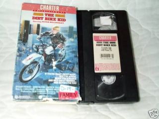 THE DIRT BIKE KID VHS OOP PETER BILLINGSLEY MOTOCROSS