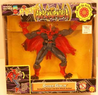   Man Arachniphobia SPIDER GOBLIN Action Figure SEALED New 1996 Toy Biz