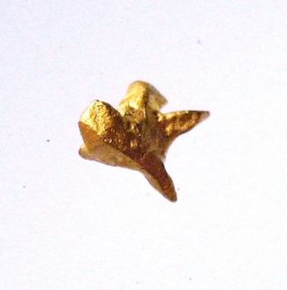Gold crystal   0.093 gram   Oro Blanco Paru, Venezuela   Natural