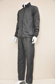  Windbreaker 2 Piece Track Suit Jacket/Pants Mcy Wind Black M