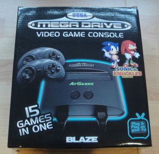 BLAZE Megadrive   15 games in one   Sonic & Knuckles Included