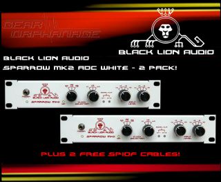 Black Lion Audio Sparrow MK2 ADC WHITE   2 PACK *NEW* FULL WARRANTY 