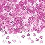 bags of Pink Table Confetti Various Ages Birthday Party