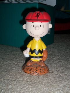   baseball league Charlie Brown Nodder Bobblehead giveaway RARE Mn