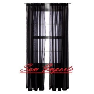 black curtains in Curtains, Drapes & Valances