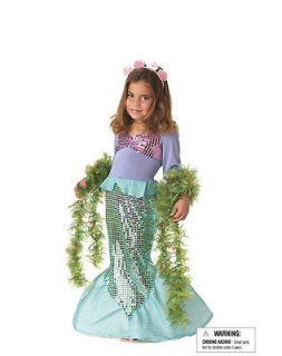 LIL Little MERMAID Costume Dress CHILD Toddler 3/4 4/6