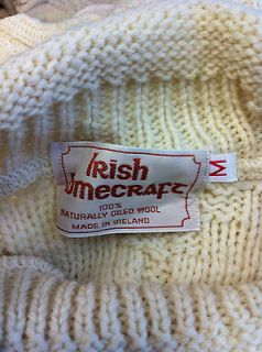Irish Hand Knit Sweater by Home Craft Made in Ireland