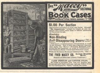 1900 h ad macey sectional bookcases