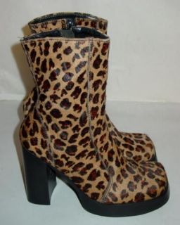 steve madden leopard booties in Boots