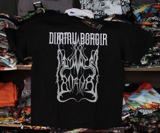 Dimmu Borgir logo T shirt large NEW Cradle Of Filth Mayhem 