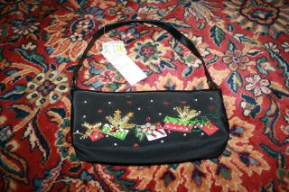 JUST B STEIN MART NEW W/ TAG PURSE HAND BAG COLLECTIBLE BLACK 