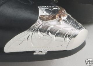 Western Cowboy Boot Tips   Silver Eagle Toe Tips