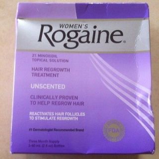 ROGAINE FOR WOMEN TOPICAL SOLUTION 3 MONTH SUPPLY 2014 Expiration